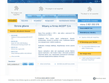 Tablet Screenshot of akcept.pl